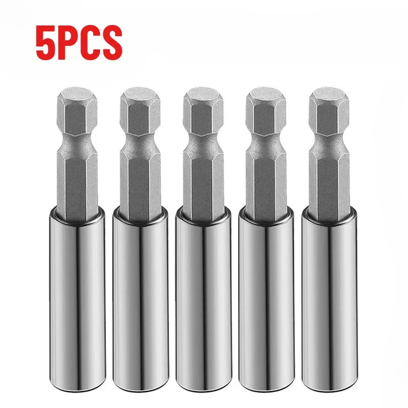 Magnetic Drill Bit Extension Set | 1/4" Hex Screwdriver Adapter