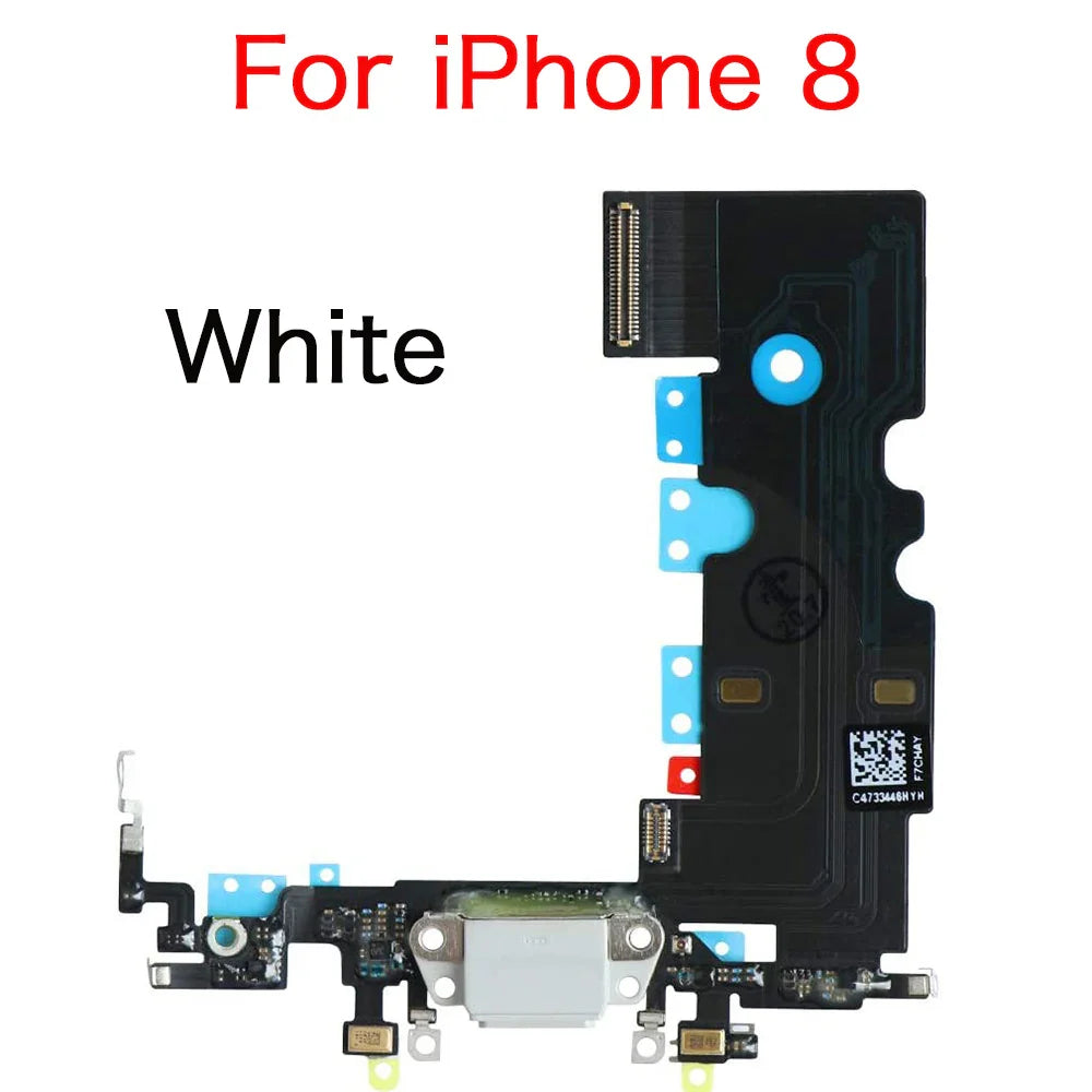 iPhone 7 8 X XR XS Max Charging Port Dock Flex Cable + Mic