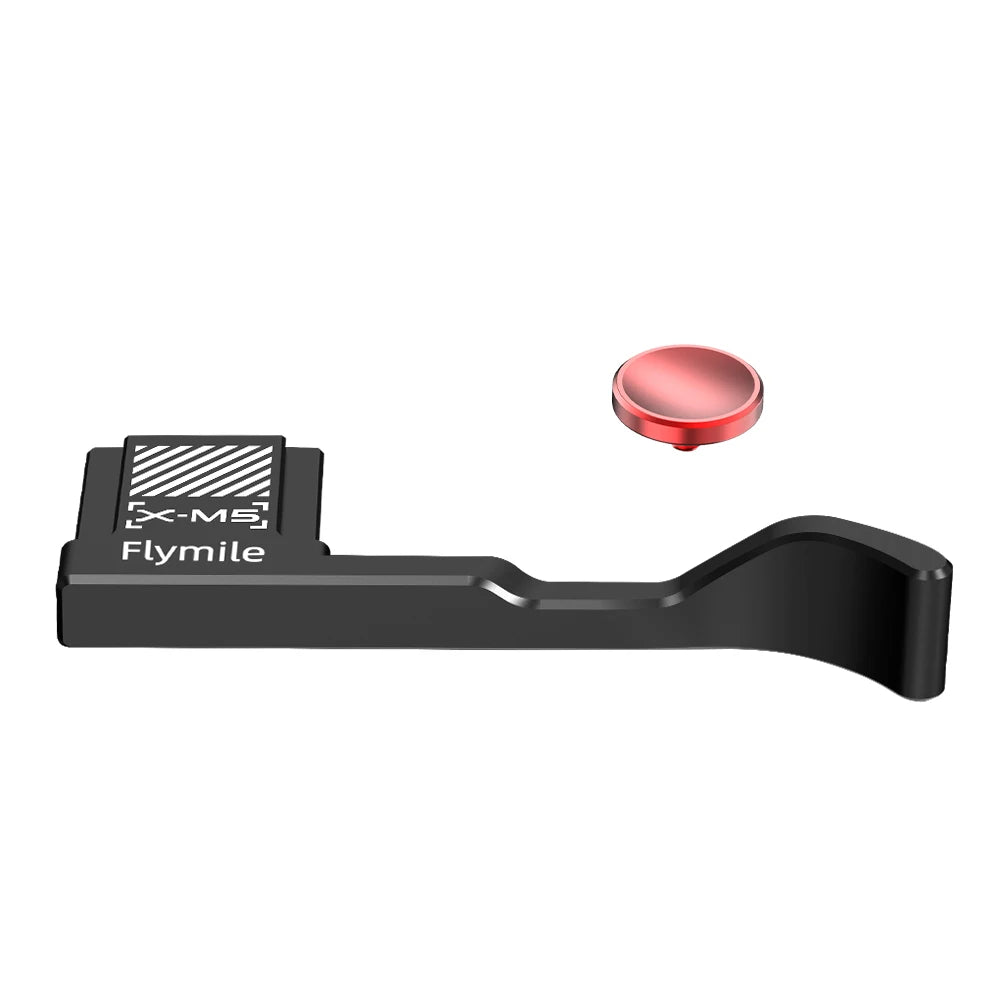 Thumb Grip Suitable For Fujifilm X-M5 Camera Finger Handle One Hand Grip Shooting Stand Accessories With Shutter Button Peaceful Pleasures Health and Wellness Black