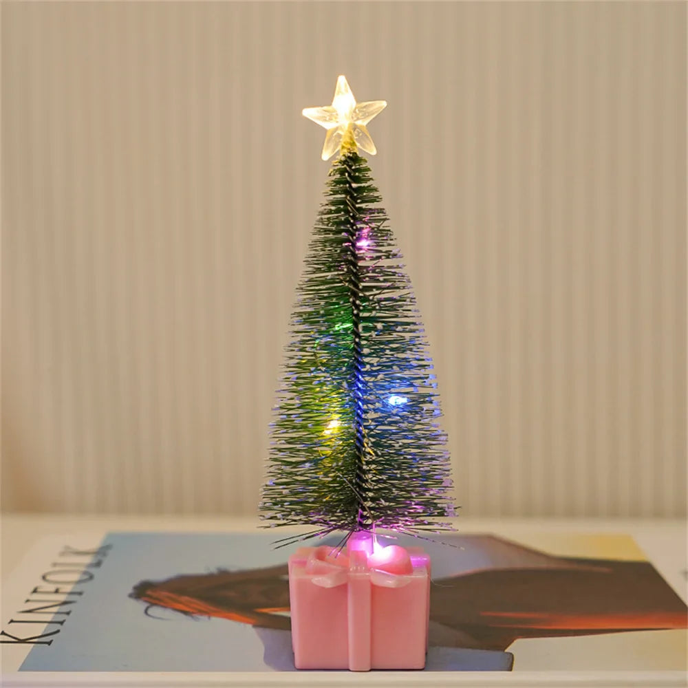 LED Multicolor Mini Christmas Tree Desktop Decoration | Gift