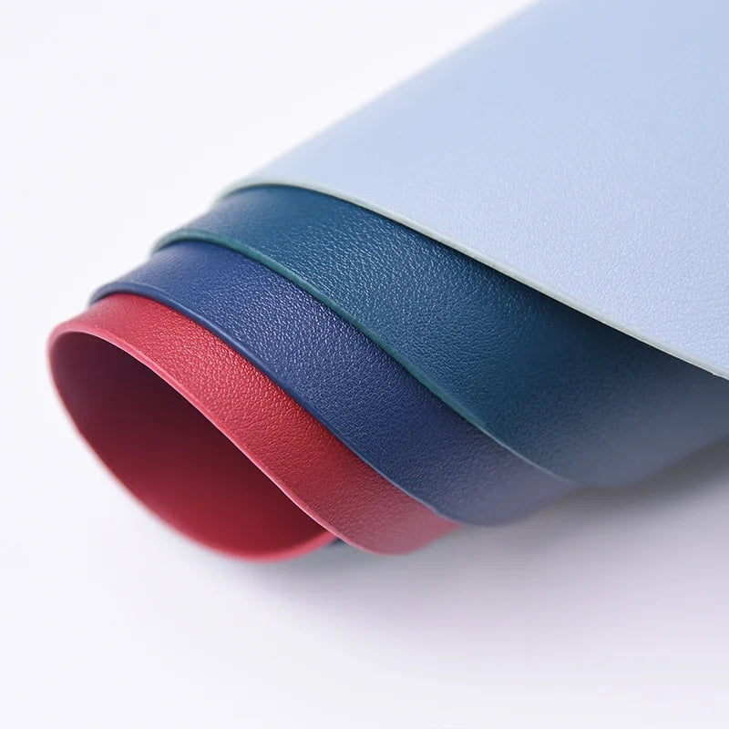 2/4/6PCFaux Leather Placemats Round Place Mats for Kitchen Dining Patio Table,Non-Slip,Heat Resistant,Washable Peaceful Pleasures Health and Wellness