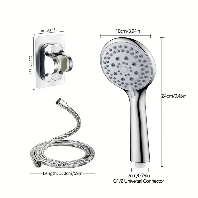 5-Mode Handheld Shower Head | Water Saving SPA Shower