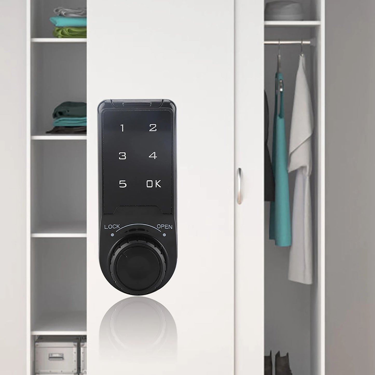 Electric Coded Lock Touch Keypad Password Key Access Lock Digital Electronic Security Cabinet Coded Locker Cabinet Coded Lock Peaceful Pleasures Health and Wellness