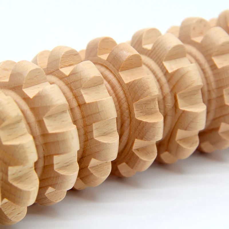 Wood Therapy Roller | Cellulite Massage & Lymphatic Drainage Tool
