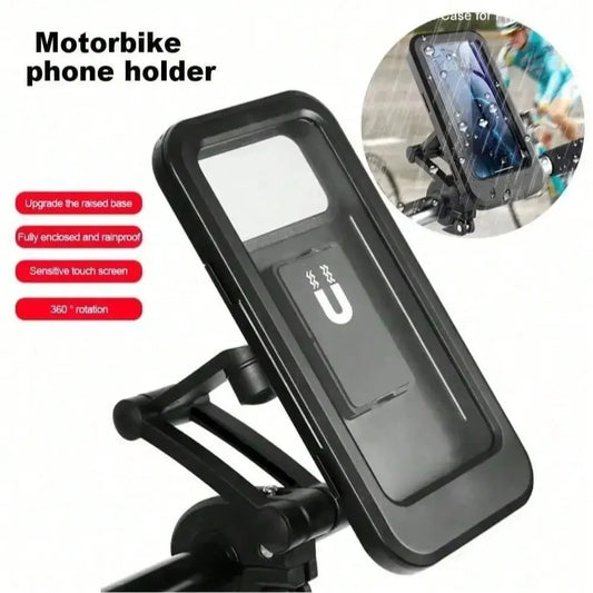 Waterproof Motorcycle Phone Mount 360° Swivel GPS Bike Holder Motorcycle Phone Mount Peaceful Pleasures Health and Wellness