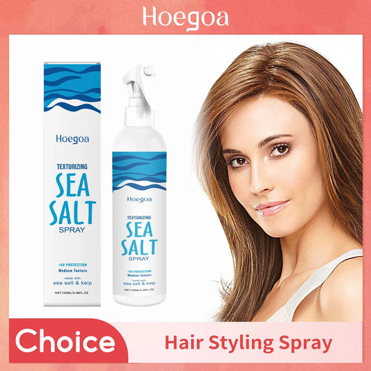 HOEGOA Sea Salt Hair Spray – Volume, Texture & Hold 100ml Hair Styling Spray Oasis Select 100ml Boxed