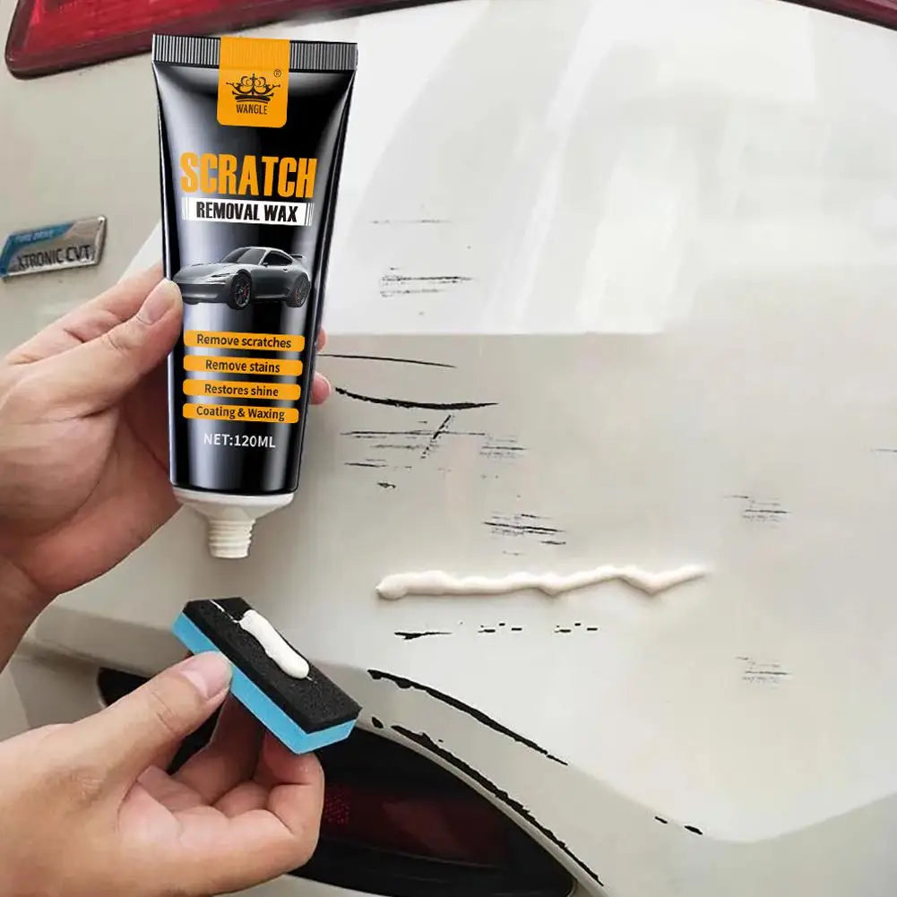 120ml Auto Polish Cleaning Accessories Scratch Repair Wax Vehicles Scratch Swirl Remover Wax High-Gloss Shine Car Detailing Wax Peaceful Pleasures Health and Wellness