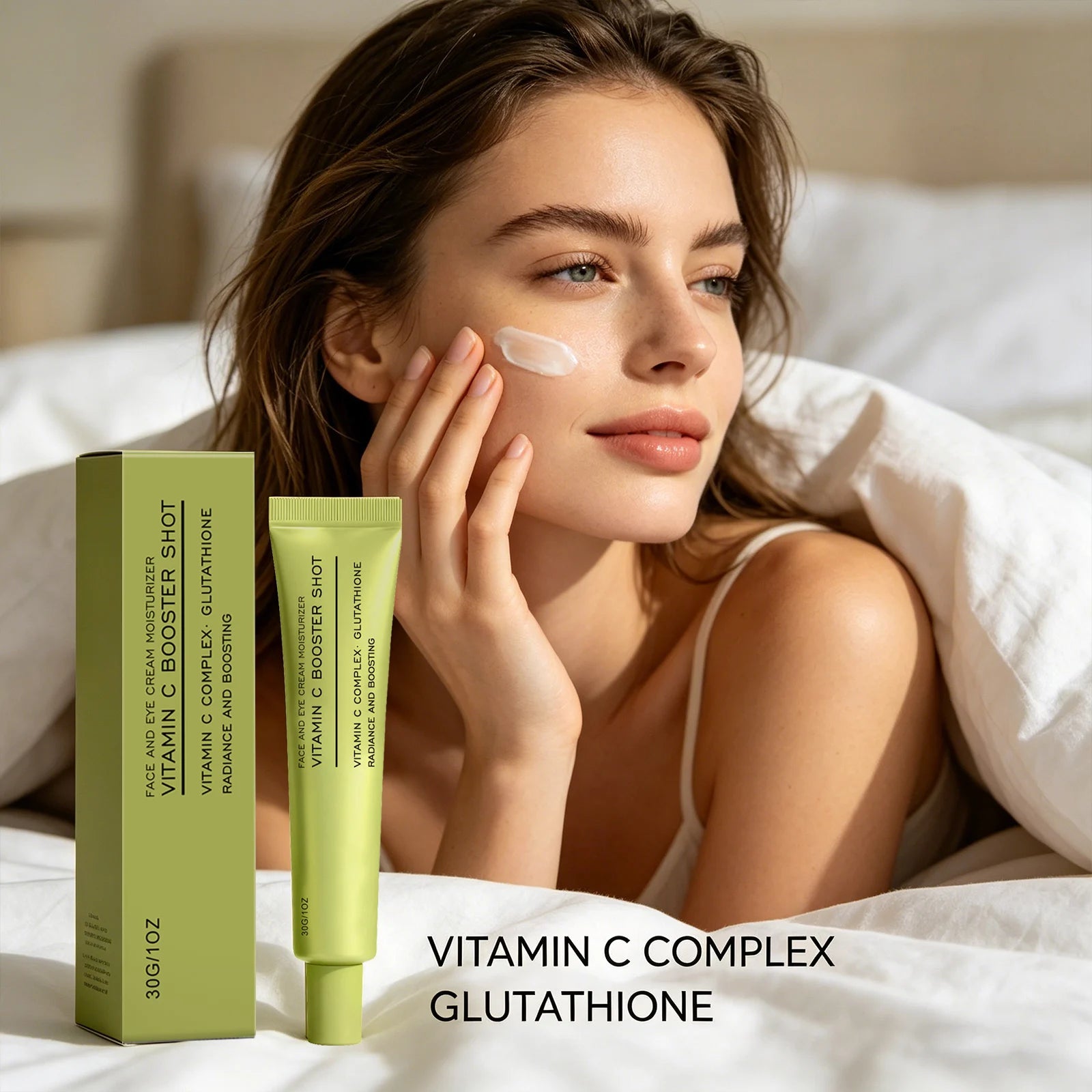 Niacinamide Moisturizing Cream Tighten Skin Soothing Enhance Elasticity Improve Rough Skin Texture Brighten Boosting Eye Cream Peaceful Pleasures Health and Wellness