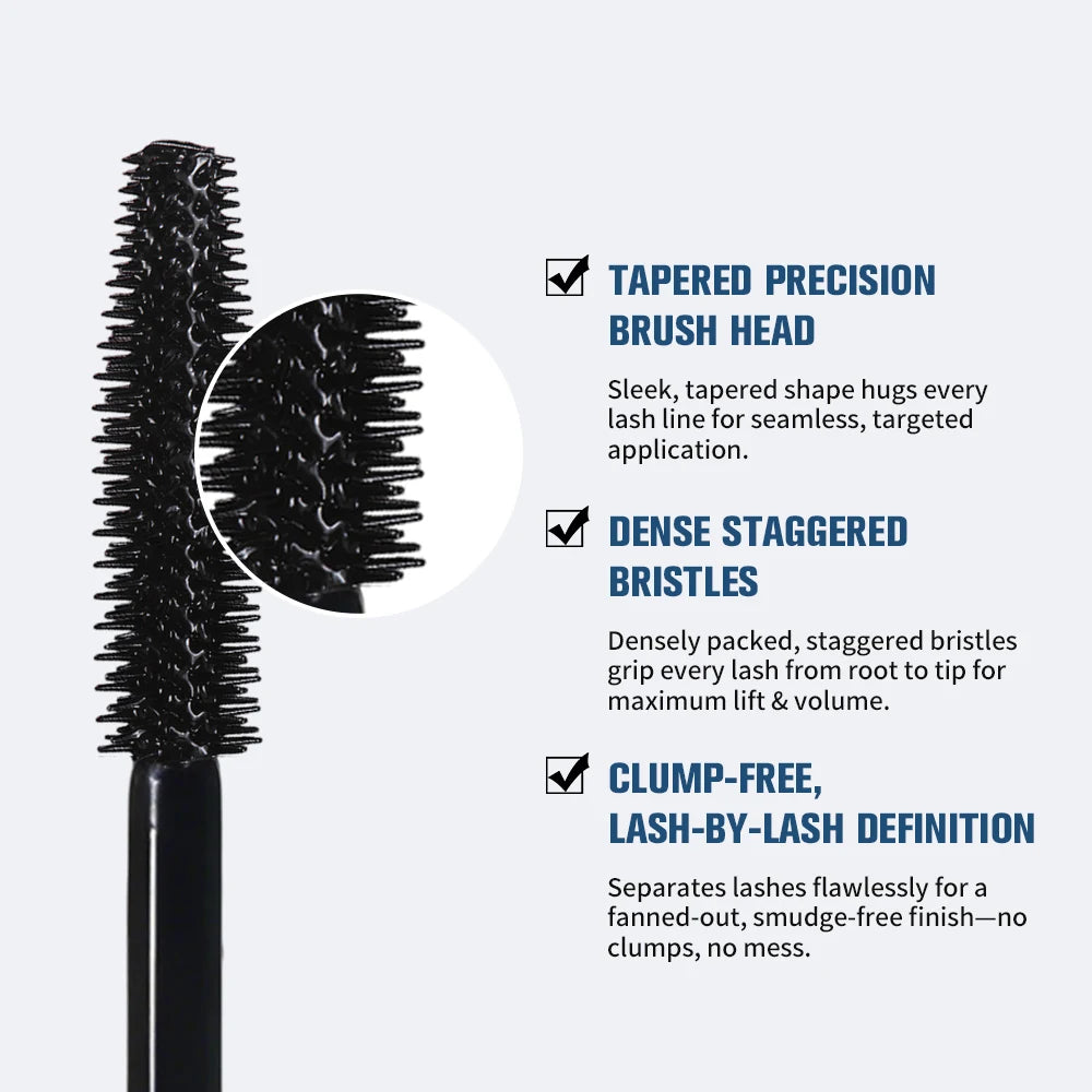 Lengthening & Volumizing Mascara Create Long Lasting Thick, Defined, Lifted Lashes Strengthen Eyelashes Deep Nourishment Mascara Peaceful Pleasures Health and Wellness