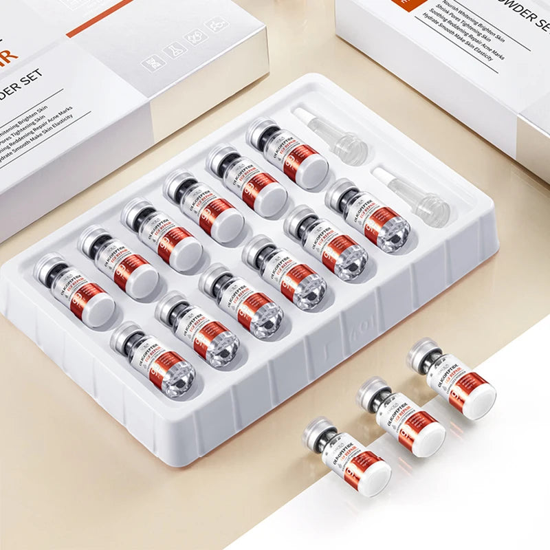 BIOAQUA Lyophilized Powder Firming Face Serum – 12pc Set
