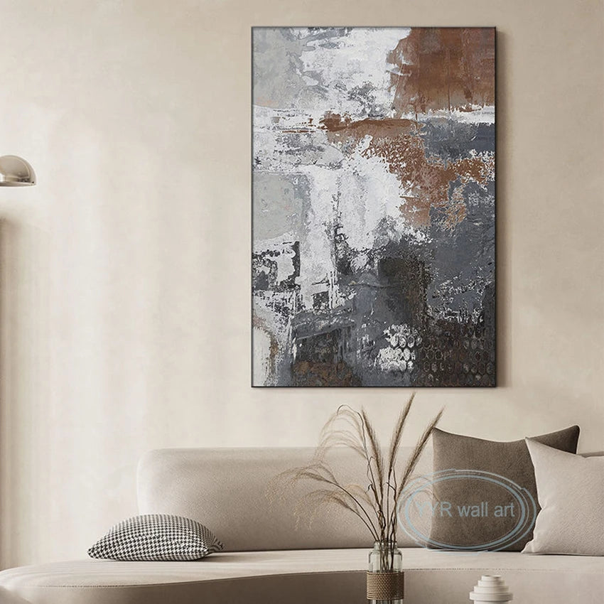 Wall Decoration Poster Living Room Bedroom Study Hotel Canvas Hanging Picture Modern Abstract 100% Handmade Custom Oil Painting Peaceful Pleasures Health and Wellness