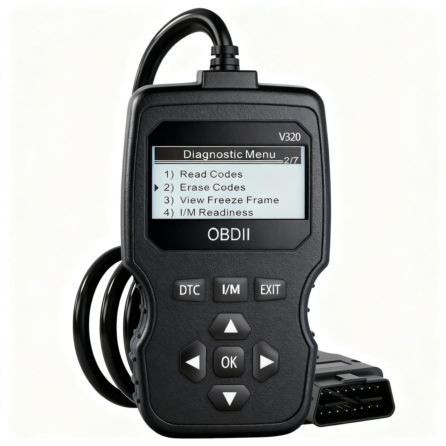 2025 New Obd2 Scanner - Handheld Car Diagnostic Tool, Supports Code Reading/Erasure, Real-Time Data Stream, Engine Light Check, Battery Test, Etc. - Red/Black Design, Suitable for Vehicle Diagnostics, Vehicle Diagnostic Tool, Peaceful Pleasures Health and Wellness Black