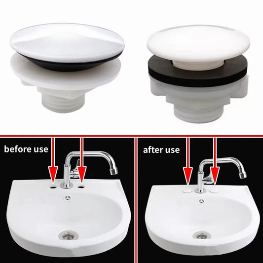 Sink Faucet Hole Cover Blanking Plug – White Basin Cap Sink Hole Cover Oasis Select
