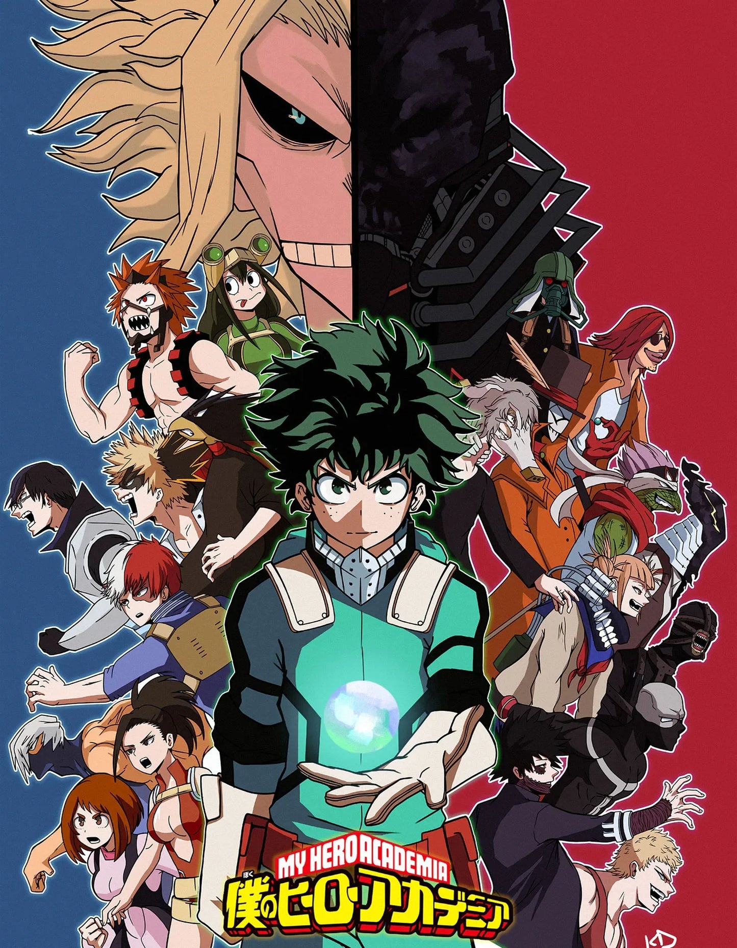 Japanese Anime My-Hero-Academia Poster Cartoon Manga Canvas Painting Wall Art Pictures Home Kids Room Decor Gift Peaceful Pleasures Health and Wellness 20X30CM A18