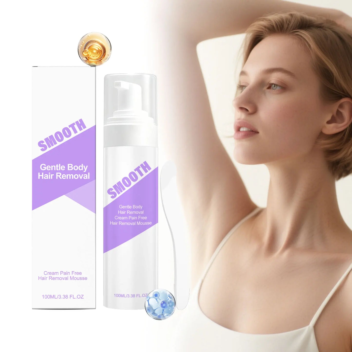 Painless Hair Removal Cream for Arms, Legs & Armpits | 100ml