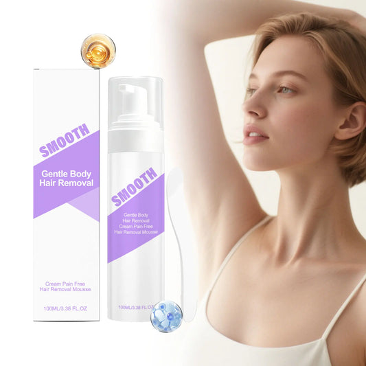 Painless Hair Removal Cream for Arms, Legs & Armpits | 100ml Hair Removal Cream Peaceful Pleasures Health and Wellness