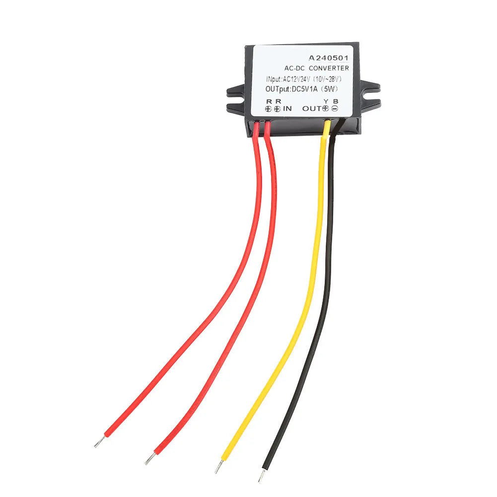 AC 12V 24V to 5V Converter AC Power Supply Module Power Supply Module Peaceful Pleasures Health and Wellness 1A