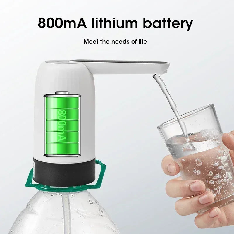 Water Dispenser Bottle Pump, Electric Water Pump Automatic Switch Water Dispenser Portable USB Charging DrinkingWaterDispenser Peaceful Pleasures Health and Wellness