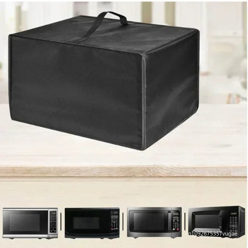 Portable Waterproof Microwave Cover Heat-Resistant Oxford Nylon Dust Cover Reusable Air Fryer Cover Case Dustproof Protective Peaceful Pleasures Health and Wellness