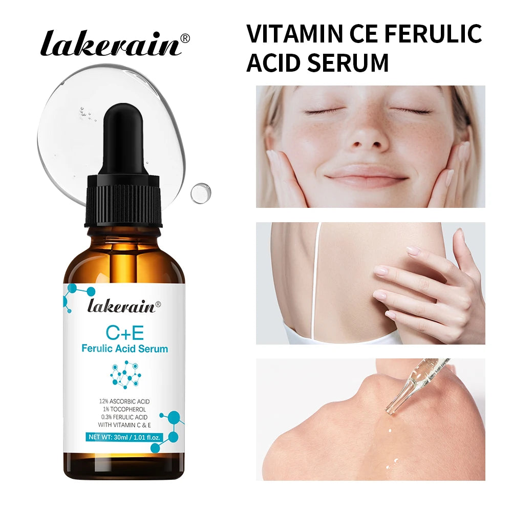 Vitamin C Face Serum Reduce Dark Spots Acne Scars Provides Firming Diminishes Fine Lines Facial Essence Korean Skin Care Product Peaceful Pleasures Health and Wellness 30ml