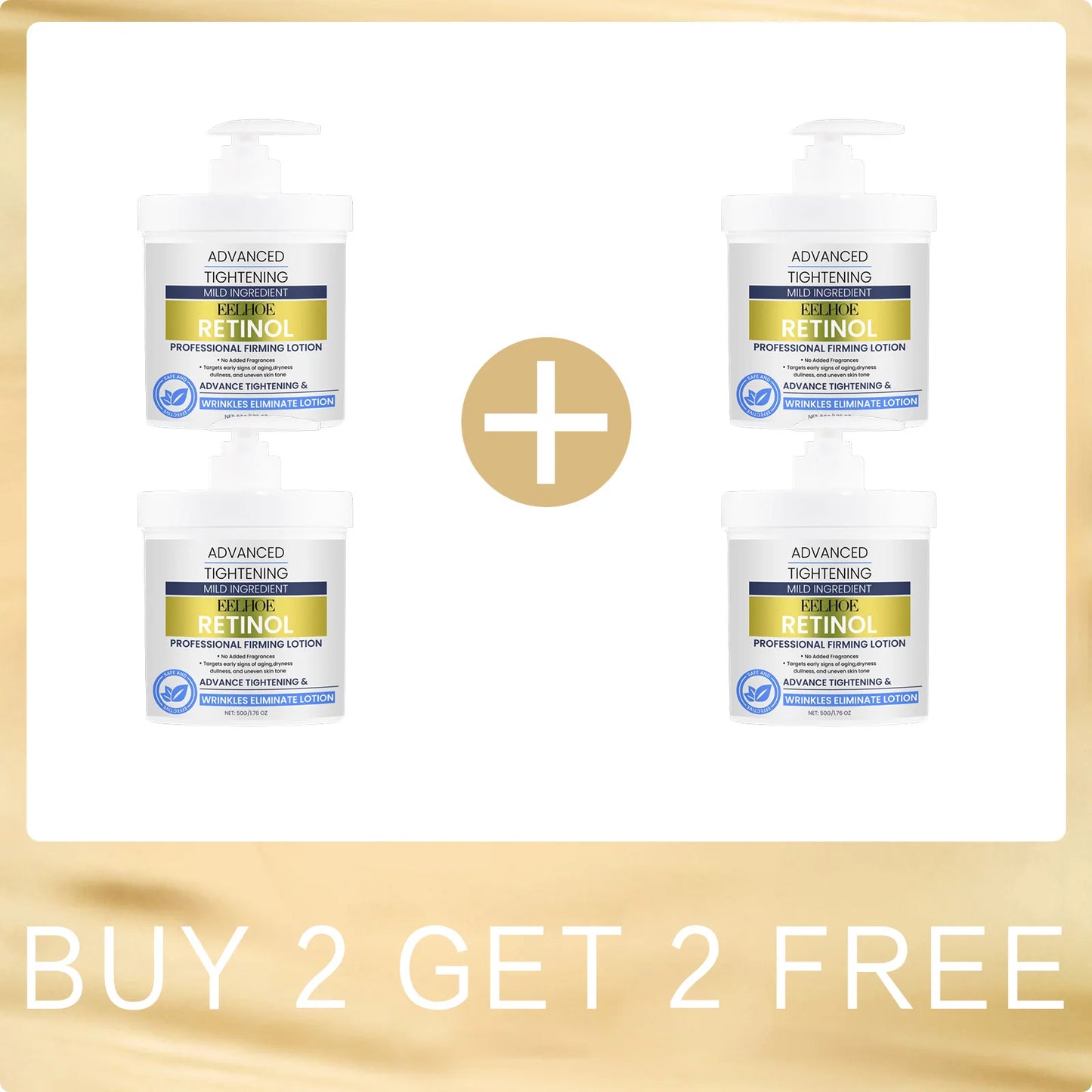 EELHOE Retinol Face Cream | Firming, Brightening & Anti-Aging 50g