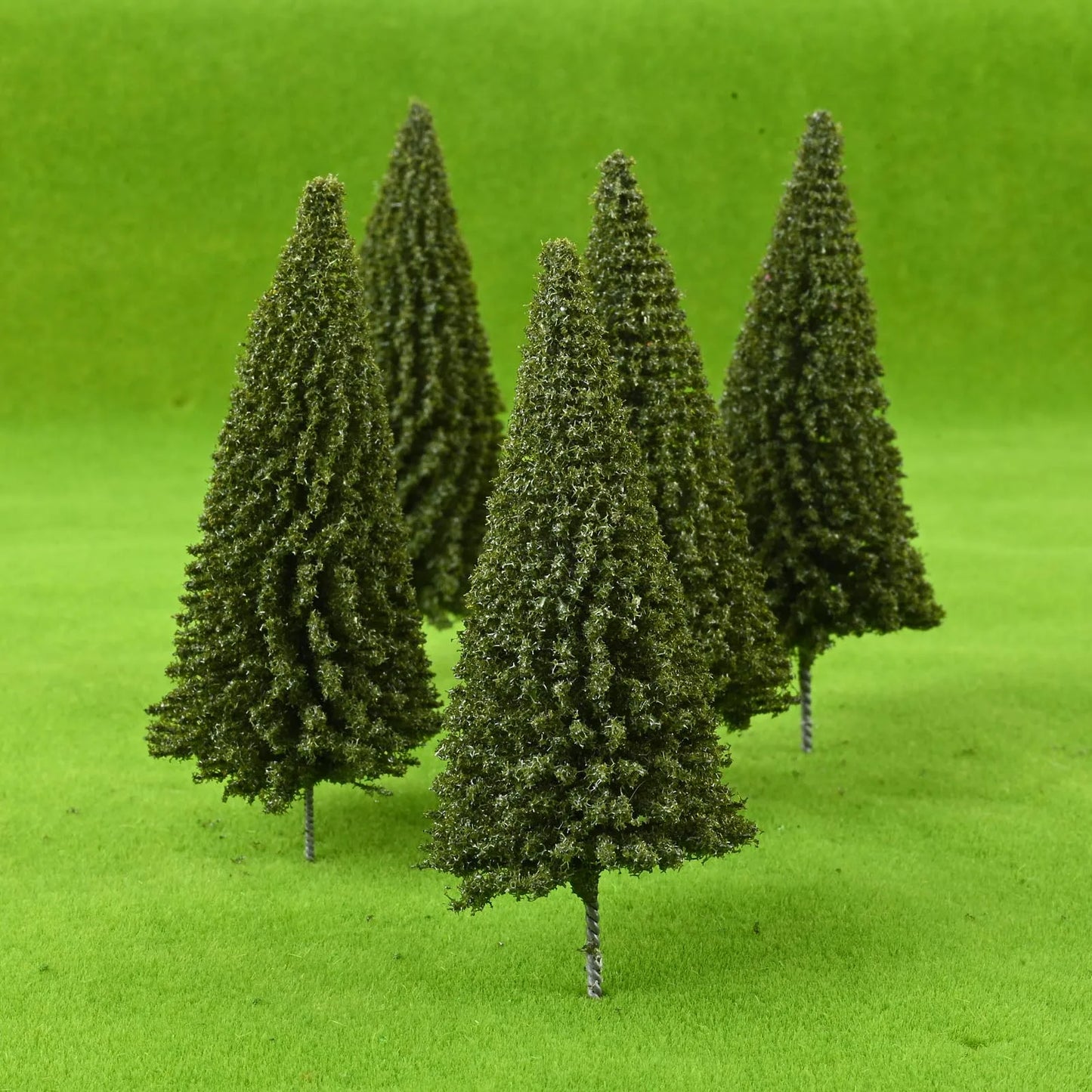 20Pcs Spruce Miniature Trees for Model Layouts & Dioramas