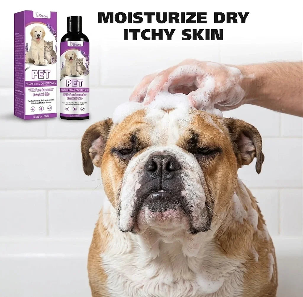 Lavender Pet Shampoo & Conditioner – Tear-Free, pH Balanced
