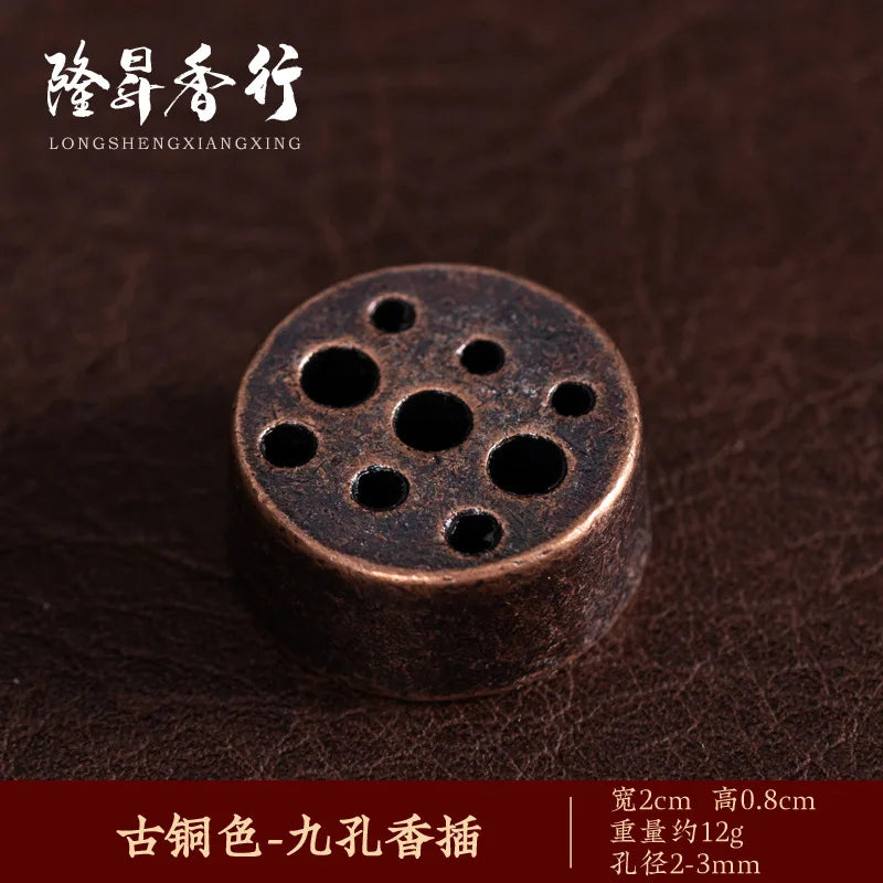 Brass Incense Burner Holder for Incense Stick Coil Bottle Gourd Shaped Copper Incense Holder Copper Censer 모기향 거치홀더 방향제 Peaceful Pleasures Health and Wellness type13