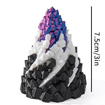 3D Spiral Pyramid Fidget Toy – Rotating Helix Desk Puzzle