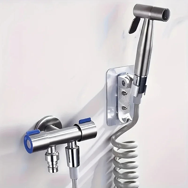 Stainless Steel Angle Valve – 1 Inlet 2 Outlet Dual Handle