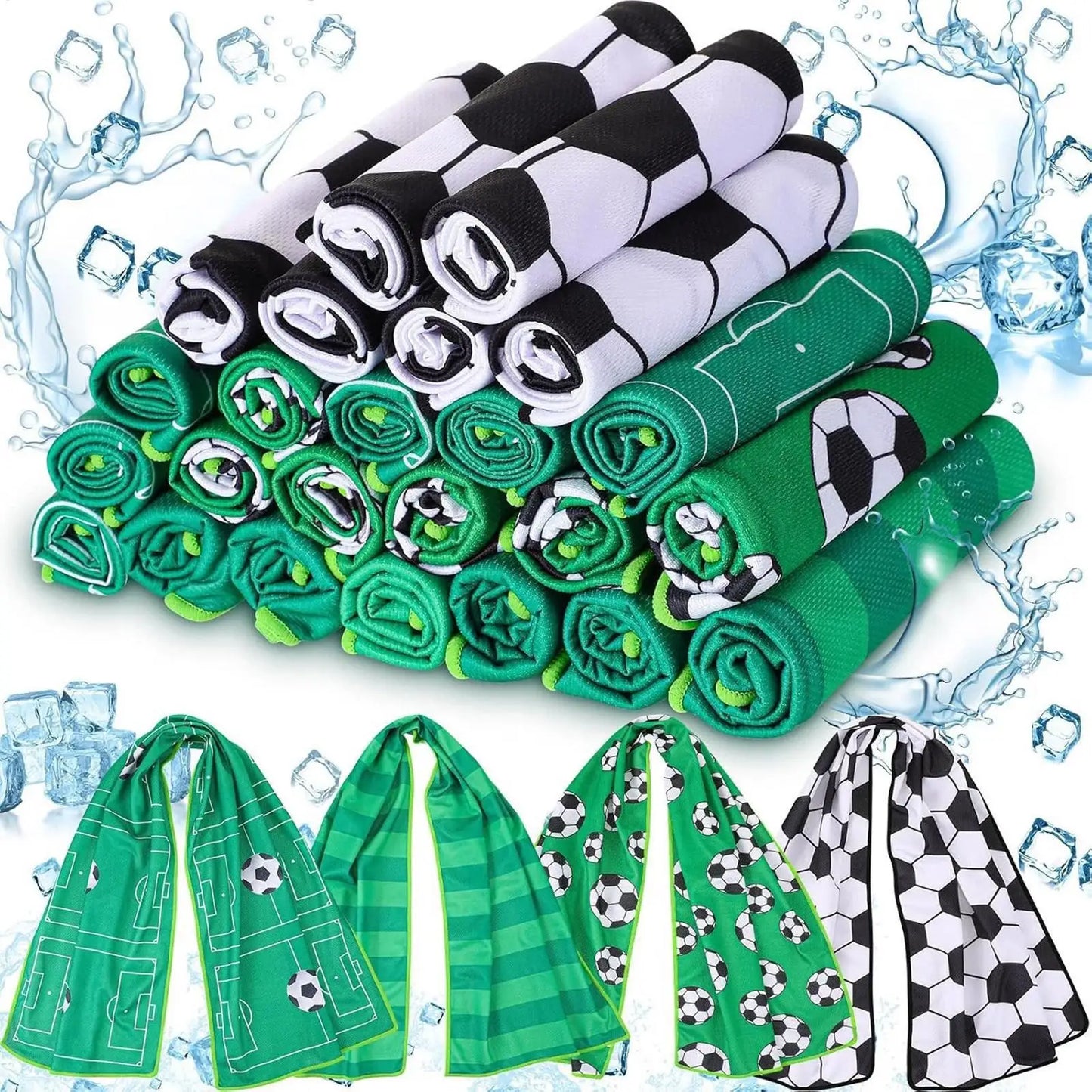 Cooling Towels 4-Pack | Quick-Dry Sports Towel Gym & Outdoor Cooling Sports Towel Peaceful Pleasures Health and Wellness