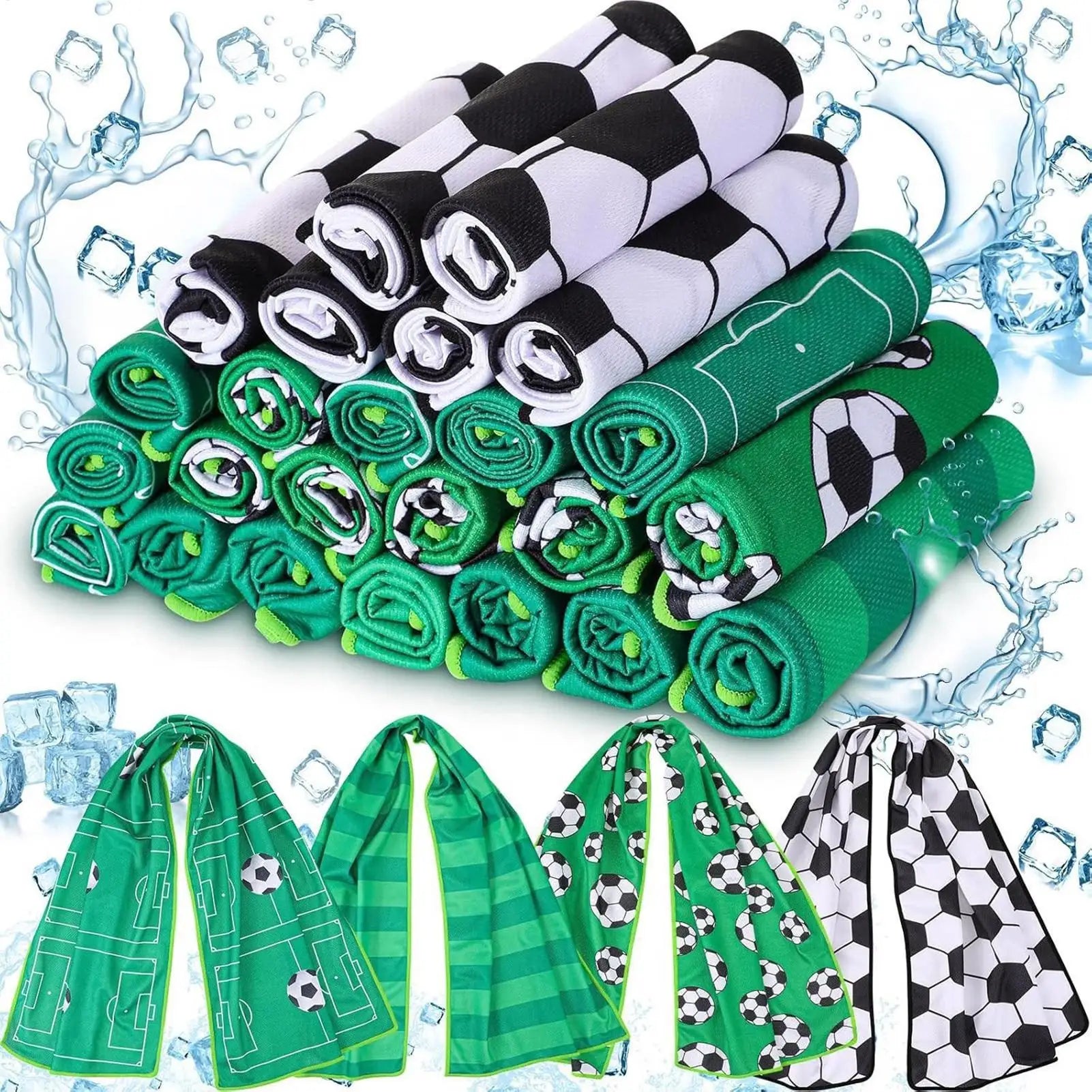Cooling Towels 4-Pack | Quick-Dry Sports Towel Gym & Outdoor Cooling Sports Towel Peaceful Pleasures Health and Wellness