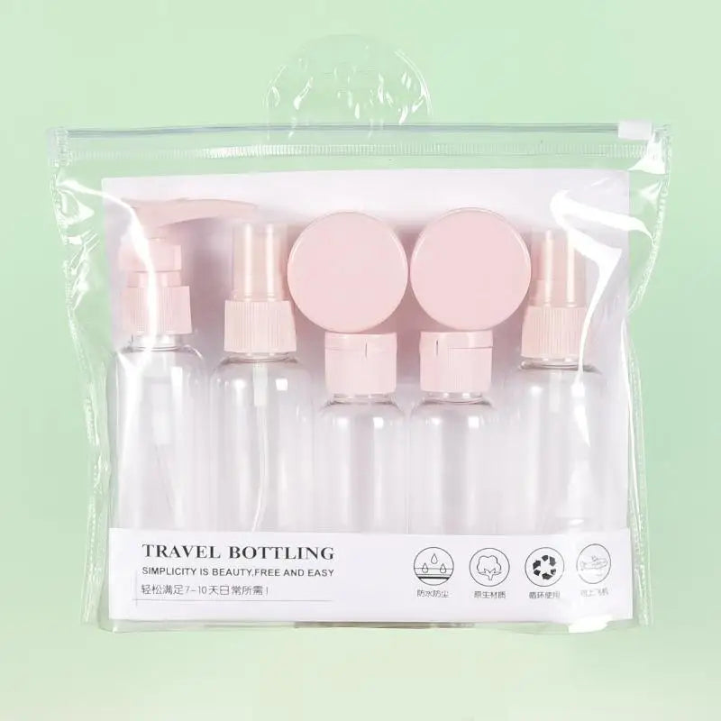 Travel Refillable Bottle Set | 8-Piece Portable Toiletry Kit