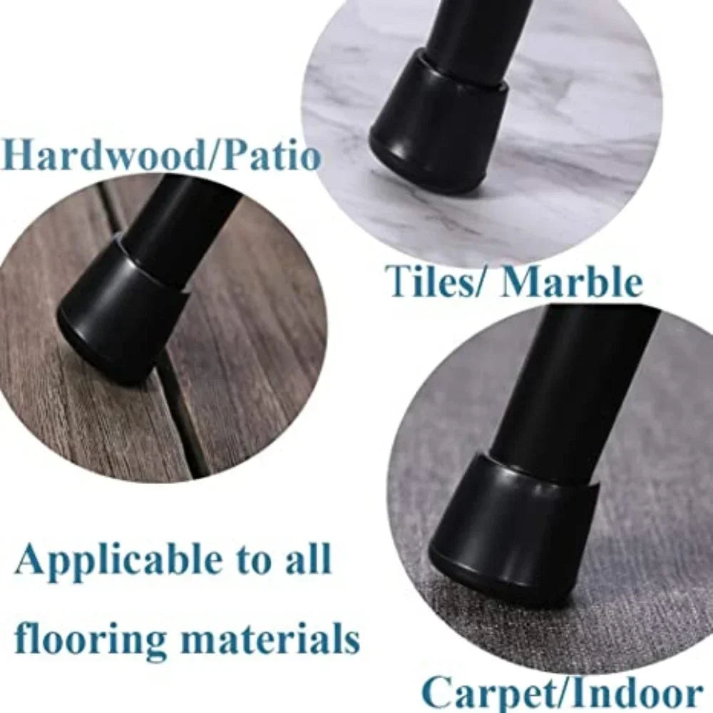 PVC Rubber Chair Leg Protectors | Anti-Skid Floor Furniture Caps