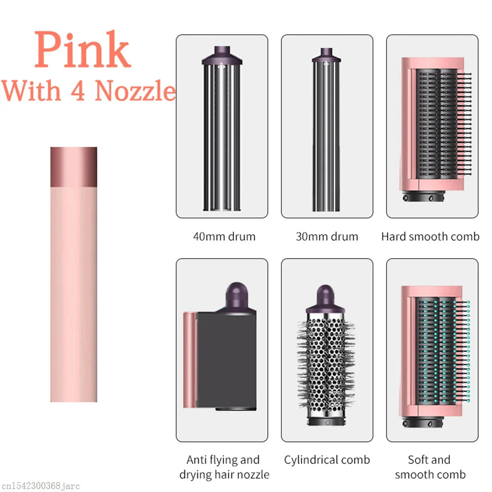 SenCiciMen X9 6-in-1 Hot Air Brush & Auto Curling Iron Styler