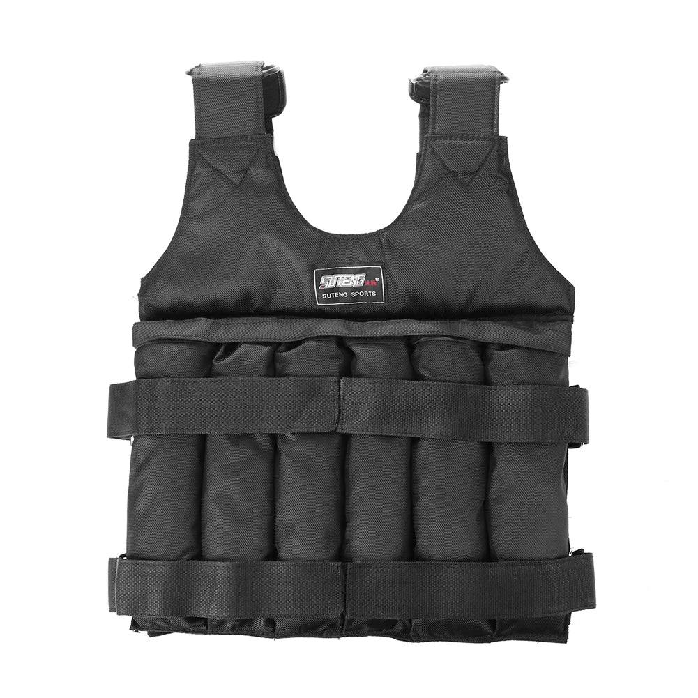 Adjustable Weighted Vest – Fitness Training Jacket Peaceful Pleasures Health and Wellness 1-50kg United States
