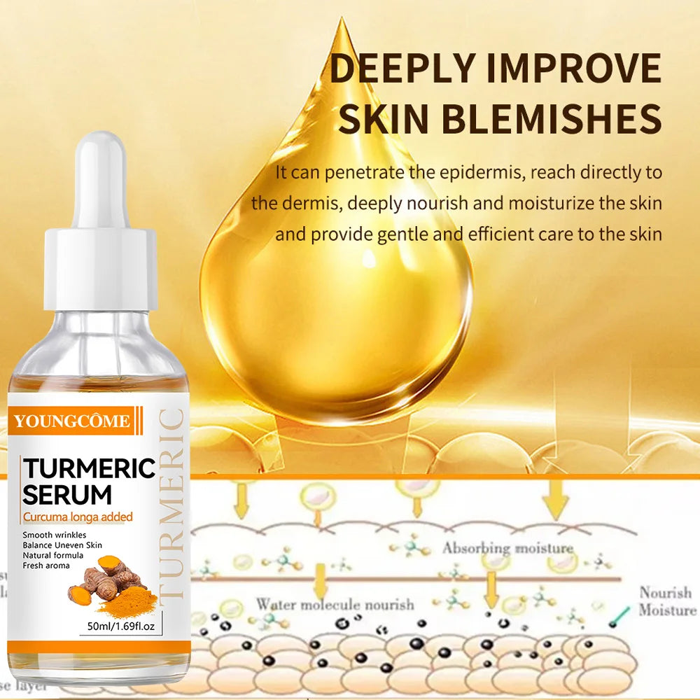 YOUNGCOME Turmeric Facial Essence Serum | Anti-Aging & Moisturizing Facial Essence Serum Peaceful Pleasures Health and Wellness