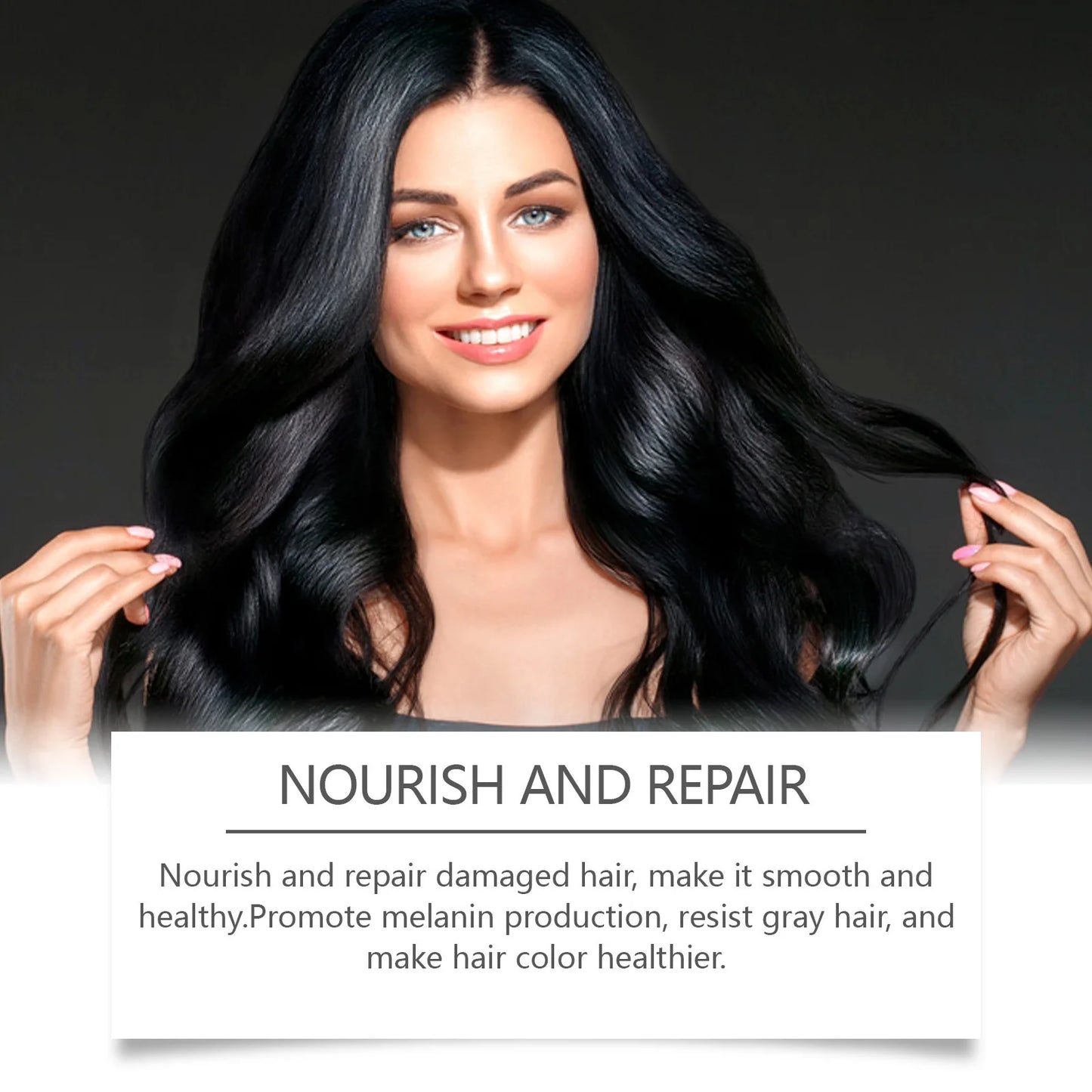 Ouhoe Darkening Hair Oil – Blacken & Repair Grey Hair 30ml
