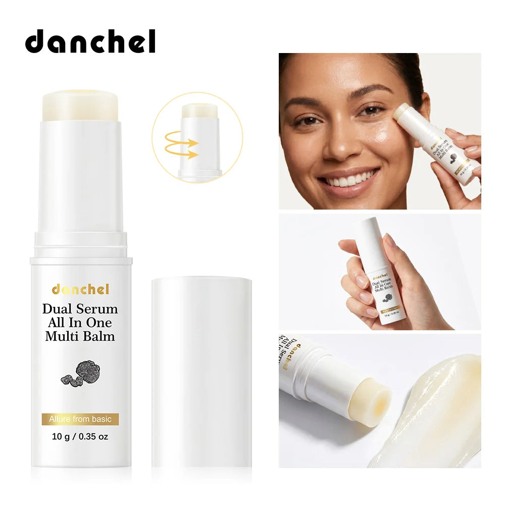Dual Serum Balm Soothes Dry Patches Quickly Even Tone Deep Hydrate Brighten Revives Dull Complexion Dual-Action Nourishing Cream Peaceful Pleasures Health and Wellness