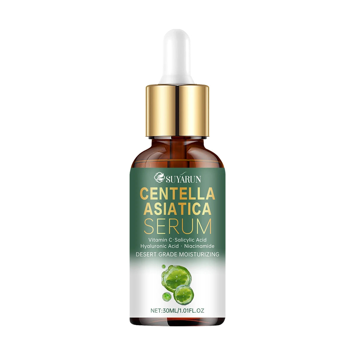 SUYARUN Premium Centella Asiatica Serum - Hydrating & Soothing Face Treatment for Acne, Redness & Anti-Aging | Natural Skin Care Peaceful Pleasures Health and Wellness 30ml