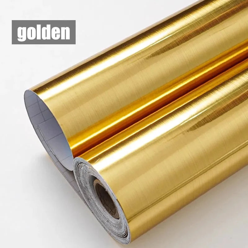 Brushed Steel Contact Paper – Peel & Stick Kitchen Wallpaper
