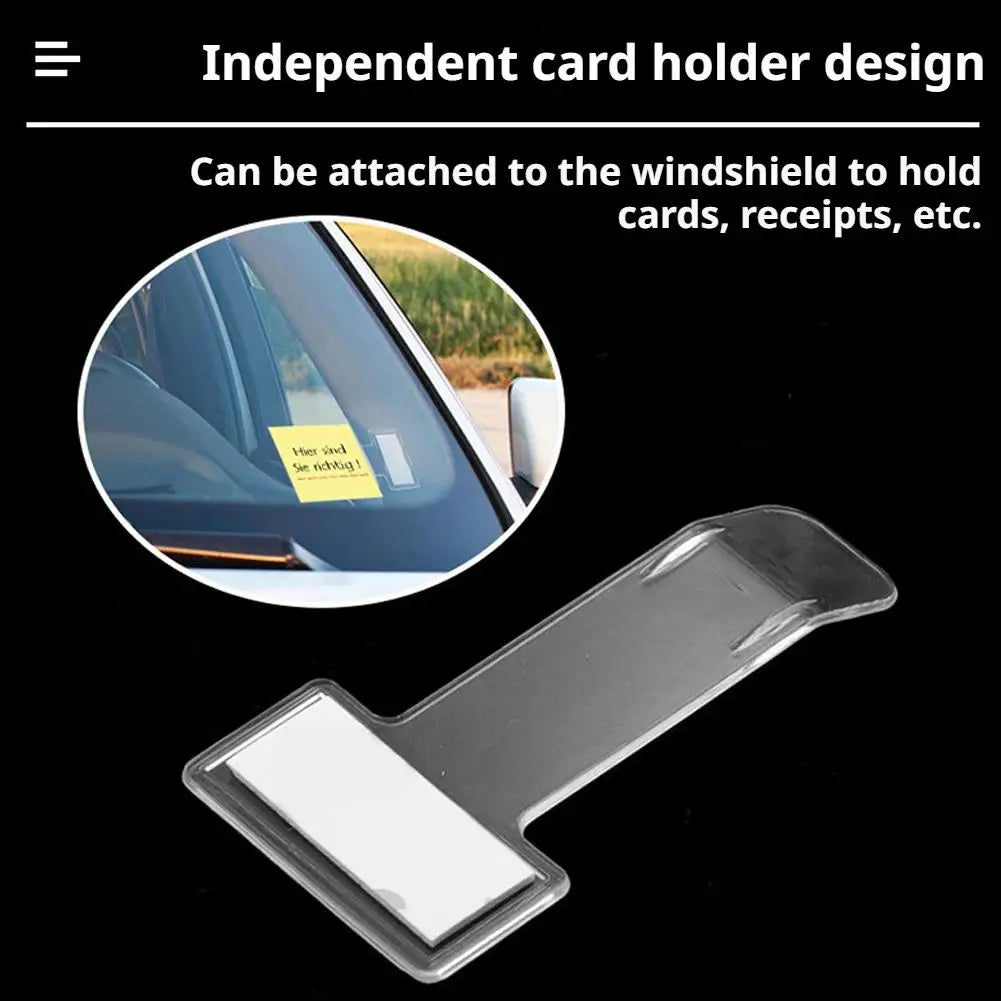 5pcs Car Parking Ticket Clip Windscreen Card Bill Holder Mount Fastener Organizer Car Styling Windshield Stickers Home Office Peaceful Pleasures Health and Wellness
