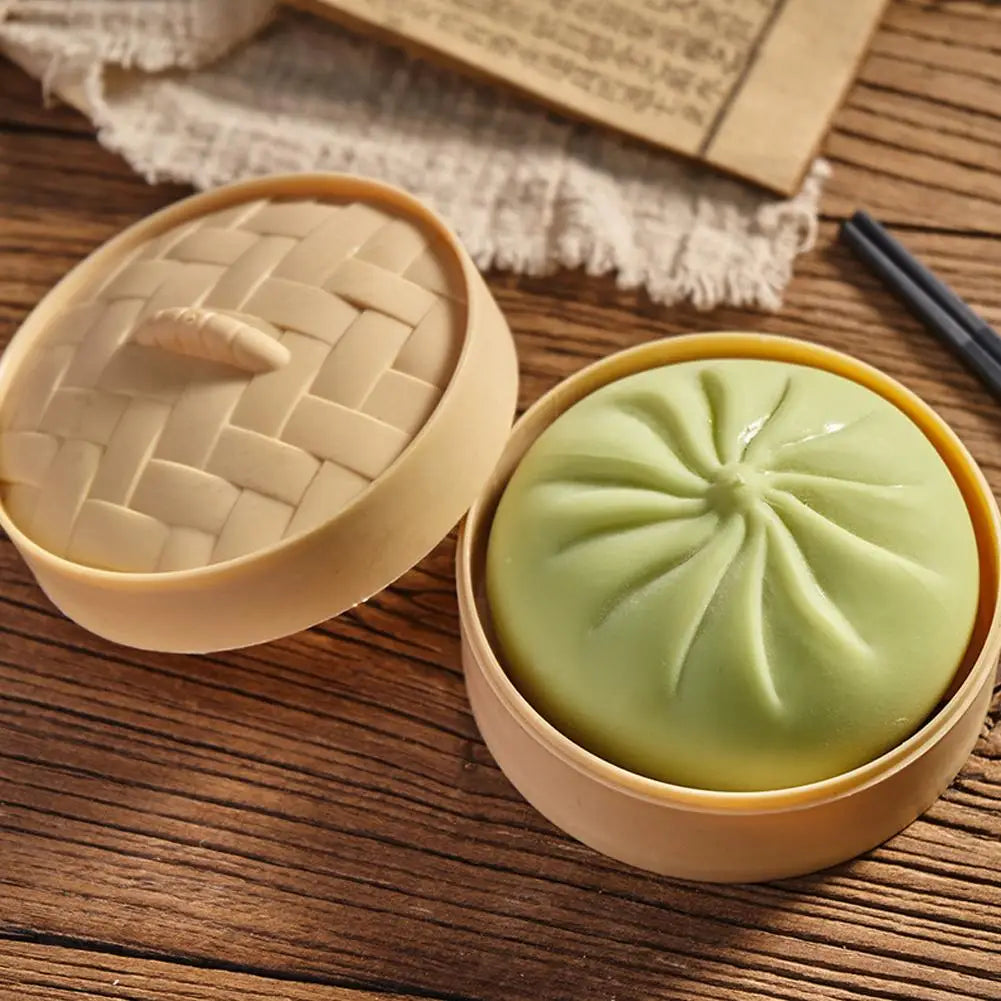 Colorful Dumpling Stress Balls for Decompression Play Peaceful Pleasures Health and Wellness GREEN-1