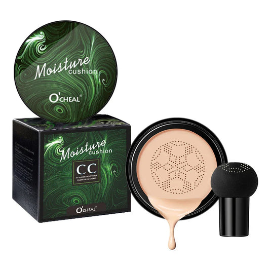 O'Cheal Air Cushion BB Cream Foundation & Concealer – Mushroom Puff BB Cream Foundation Oasis Select
