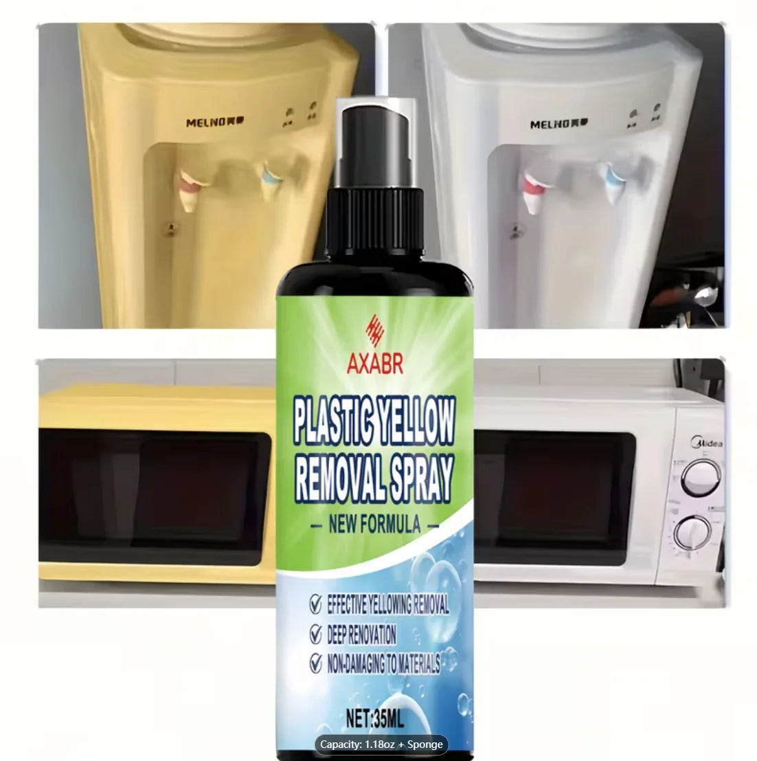 Plastic Restoration & Yellowing Remover Spray 100ml