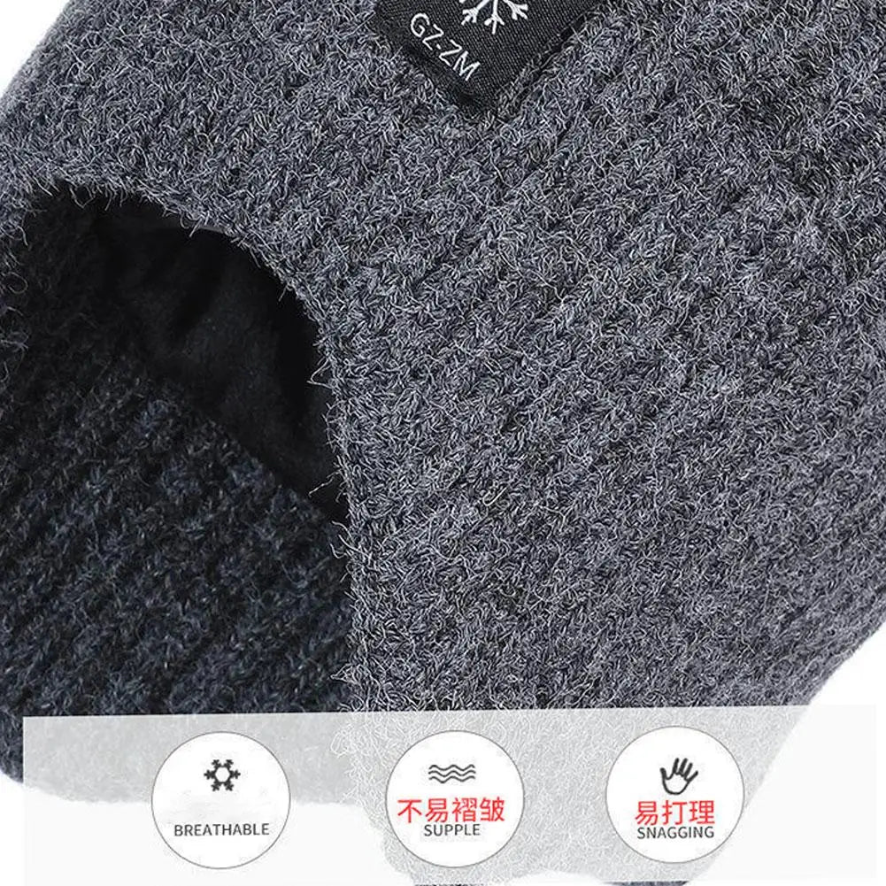 Winter Keep Warm knitted Fabric Hat For Adult Unisex Skullies & Beanies Peaceful Pleasures Health and Wellness