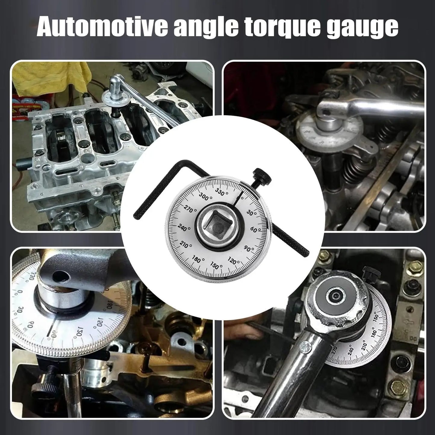 Torque Wrench Torquemeter Dial Hand Tool Auto Service Equipment Garage Calibrated In Degrees Automotive Tools Car Repairing Peaceful Pleasures Health and Wellness