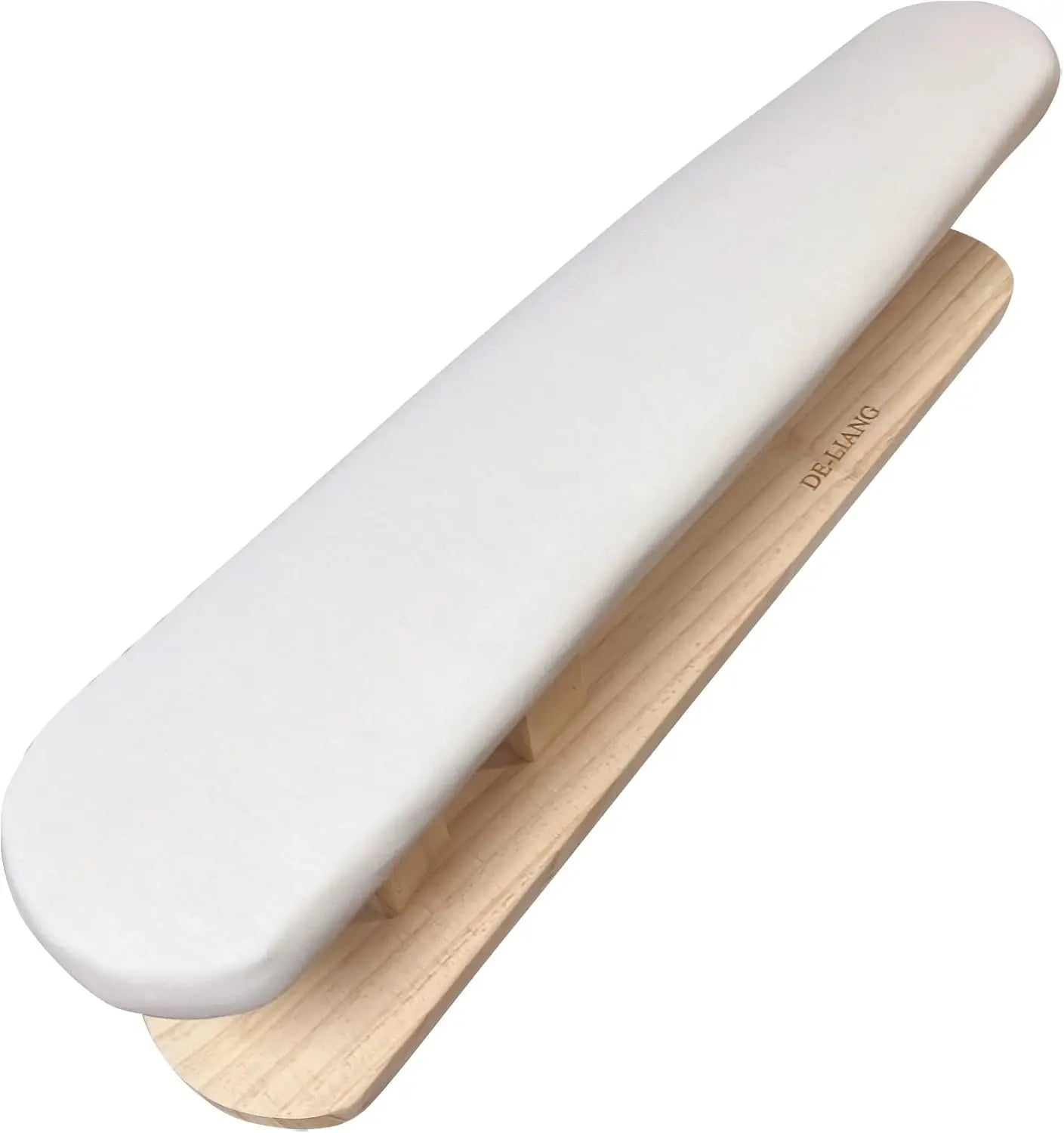 Long Padded Sleeve Ironing Board – Ash Wood Base, Non-Slip, Handmade Peaceful Pleasures Health and Wellness United States