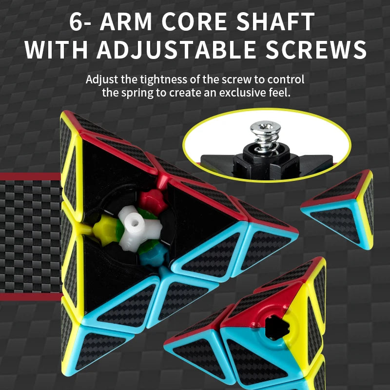 Pyramid Cube 3x3 Professional Special Speed Puzzle Toy Triangle