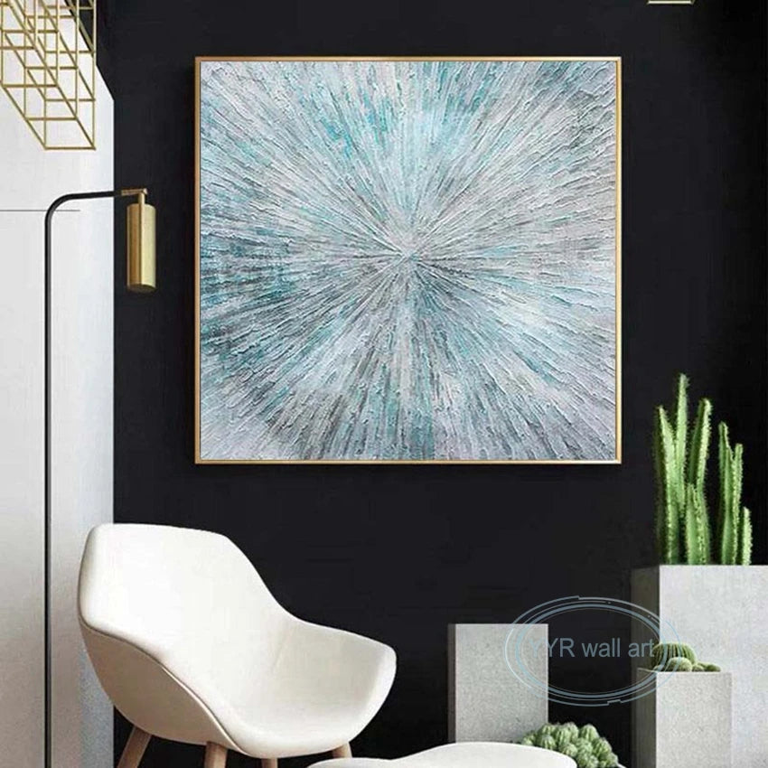 Abstract Wall Art Handmade Canvas Oil Painting Home Decoration Mural Modern Nordic Living Room Bedroom Porch Aesthetic Picture Peaceful Pleasures Health and Wellness